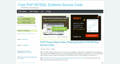 Desktop Screenshot of freephpsystems.com