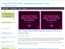 Tablet Screenshot of freephpsystems.com